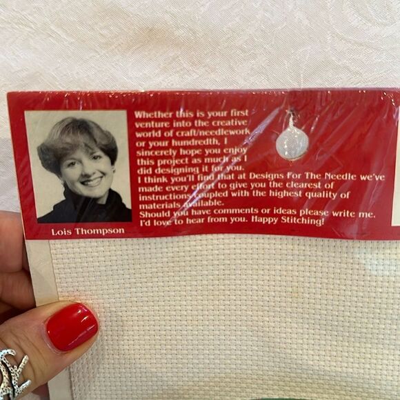 Counted Cross Stitch Kit Christmas Picture Santa Vintage Craft DIY - Picture 5 of 6